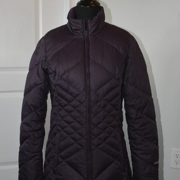 Eddie Bauer Women's Long Down Full Zip Parka Puffer Jacket size Small - Picture 1 of 7